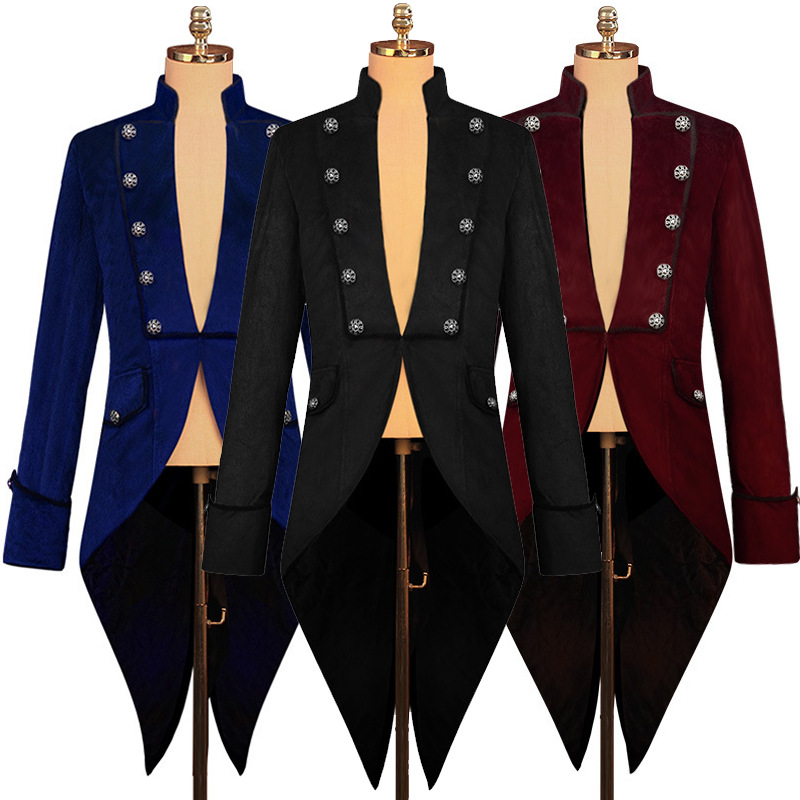 Velvet Blazer Vintage - 2025年新作 ハロウィン ベルベット生地 タキシード 男女兼用 欧米風