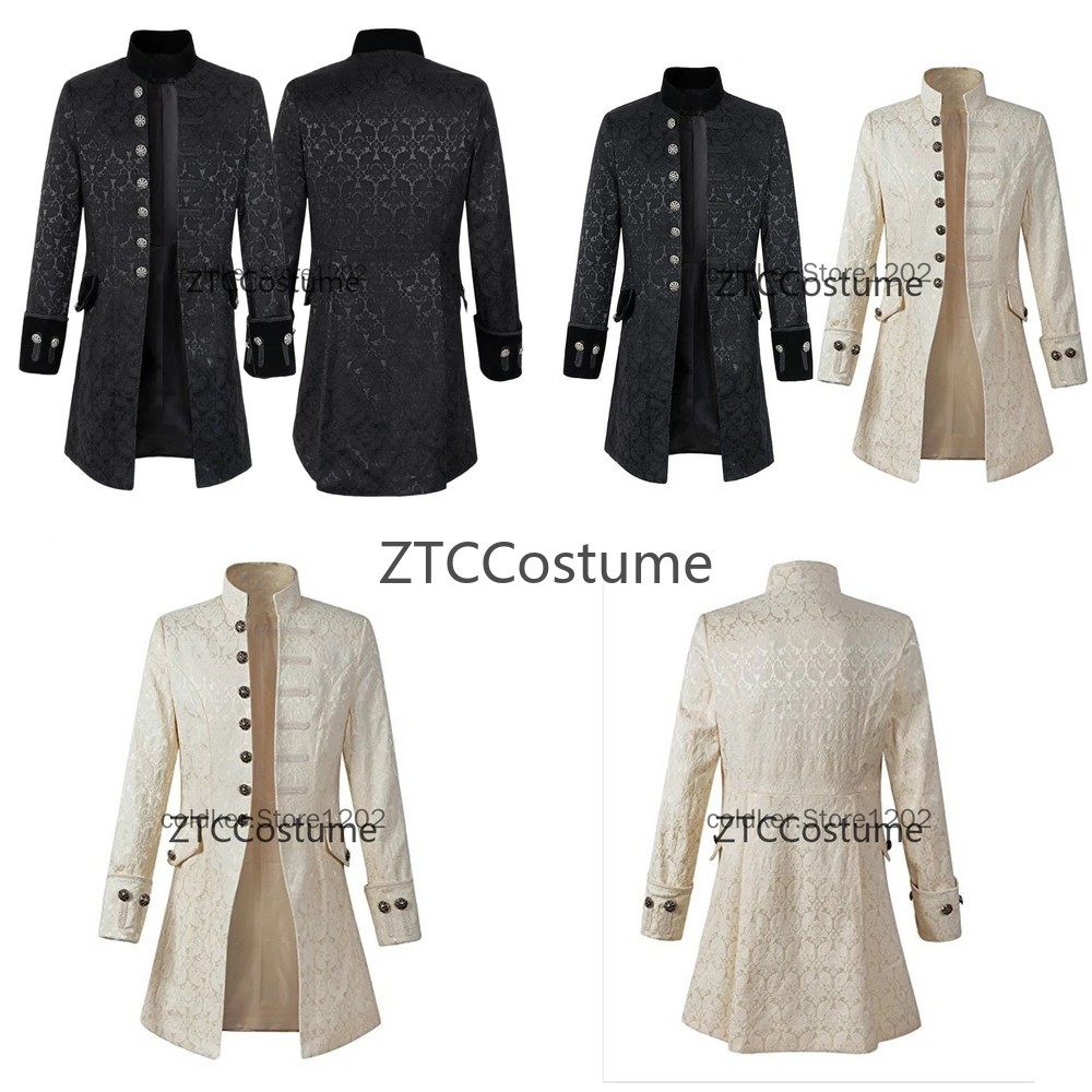 Vintage Victorian Fashion - スチームパンク ビクトリア朝の王子 オーバーコート 中世ルネサンスジャケット ヴィンテージ エドワード朝風