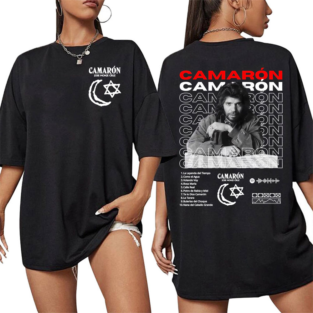 Vintage Fashion La - ロック・カマロン・デ・ラ・イスラ アルバムカバー Tシャツ メンズ レディース ファッション