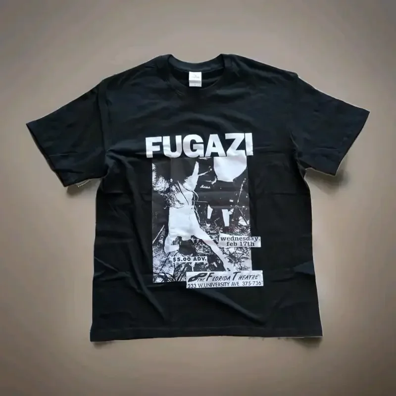 Band Tee Faded 90S - Fugazi ヴィンテージ リプリント 90年代 パンクバンド Tシャツ