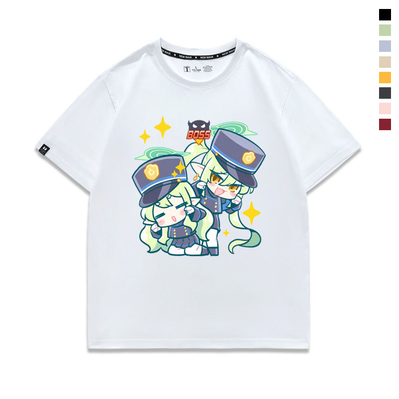 アニメブルーアーカイブ立花ひかるコスプレプリント半袖 Tシャ - Vintage Fashion Archive のレビューと価格