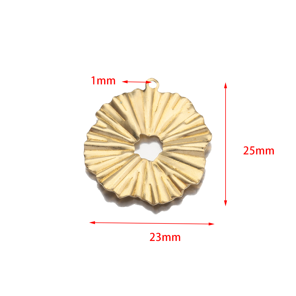 真ちゅう製のサンフラワーペンダント20ピース/ロット,女性用 - Vintage Fashion Earrings のレビューと価格