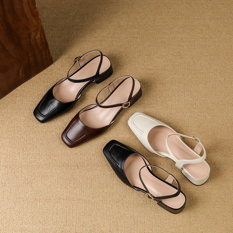 REAVE CAT 2025 女性用サンダル スクエアトゥ  - Vintage Fashion Female のレビューと価格