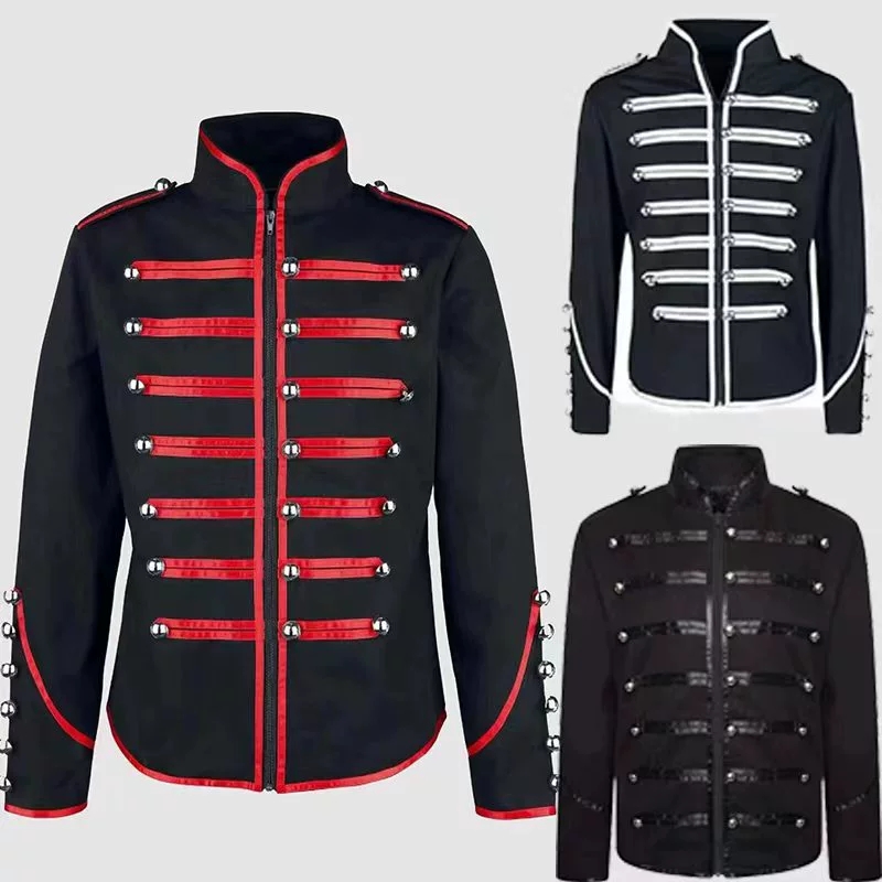 メンズ スチームパンク ロックスター ジャケット ヴィンテー - Vintage Victorian Fashion のレビューと価格