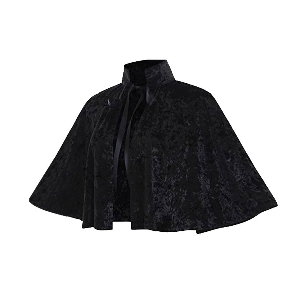 新しいヴィンテージコスプレベルベットケープビクトリア朝カーニ - Velvet Blazer Vintage のレビューと価格