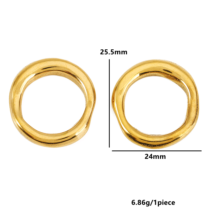 5 個のステンレス鋼ヴィンテージエイリアンサークル水滴チャー - Vintage Fashion Earrings のレビューと価格
