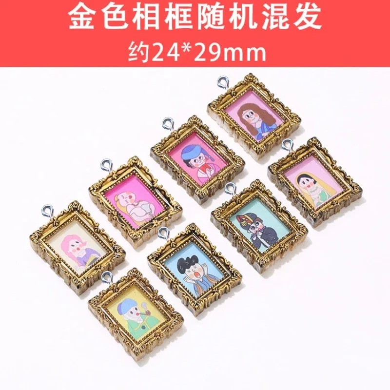 10 個フラットバックカボションヴィンテージ樹脂フォトフレー - Vintage Fashion Earrings のレビューと価格