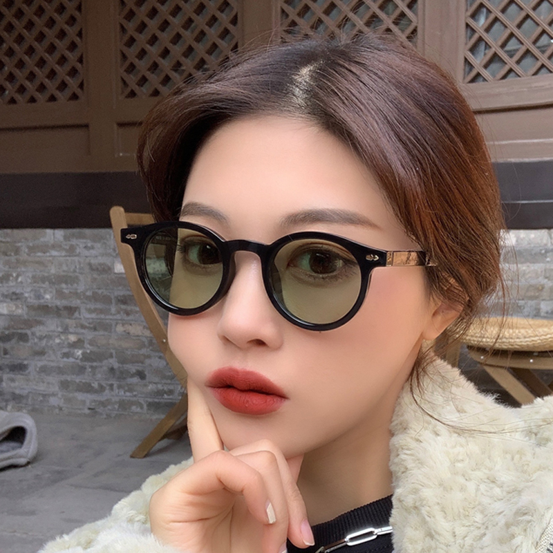 新しい小さな丸いサングラス男性女性ヴィンテージファッションブ - Vintage Fashion Brands のレビューと価格