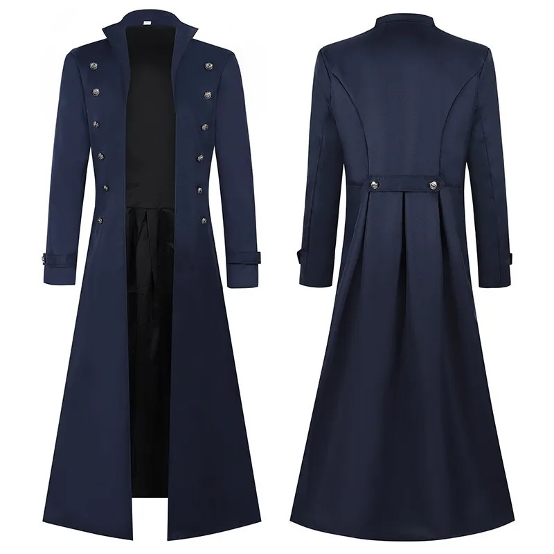 中世男性の海賊衣装スチームパンクヴィンテージトレンチコートゴ - Vintage Victorian Fashion のレビューと価格