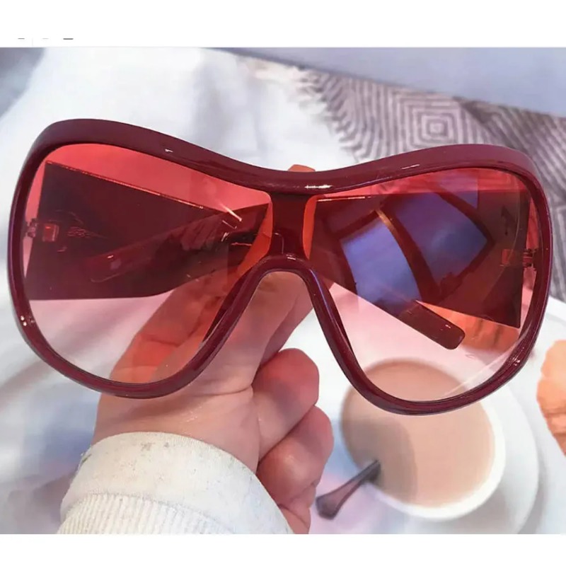 ワンピースオーバーサイズ Y2K サングラス女性男性用ヴィン - Vintage Fashion Female のレビューと価格