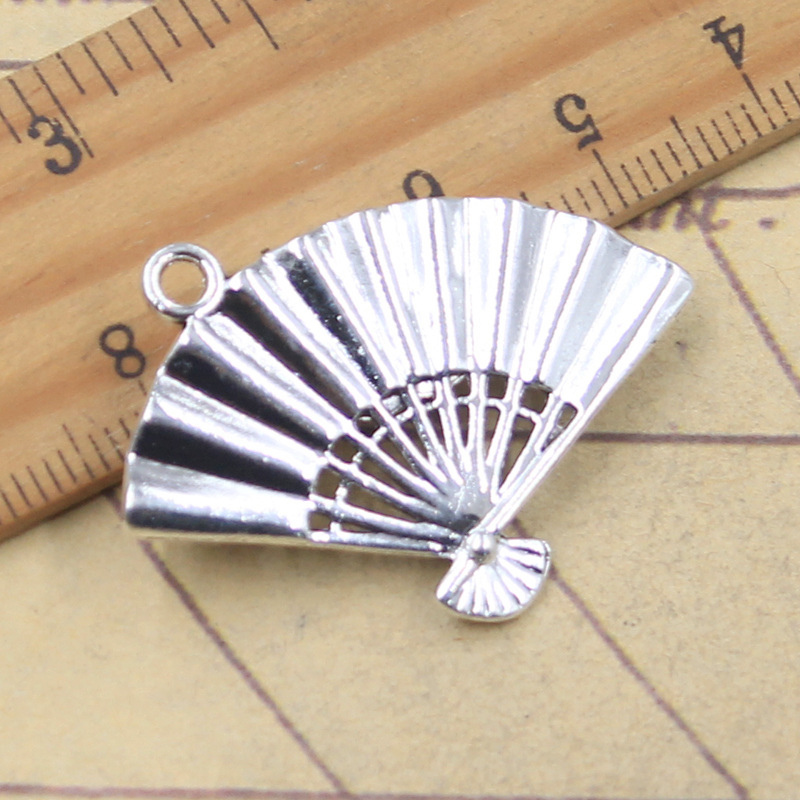 5 個チャームフラワーファン 25 × 36 ミリメートルア - Vintage Fashion Finds のレビューと価格