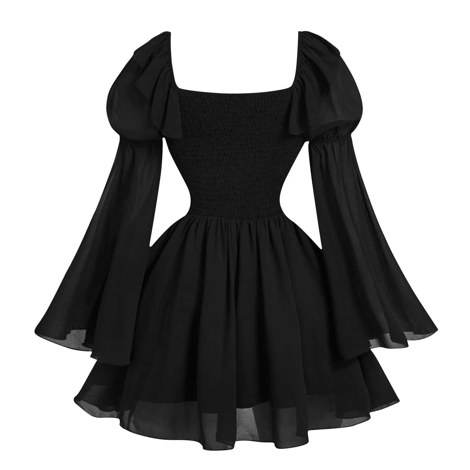 ルネサンス中世風長袖パフスリーブドレス ハロウィンカーニバル - Vintage Victorian Fashion のレビューと価格