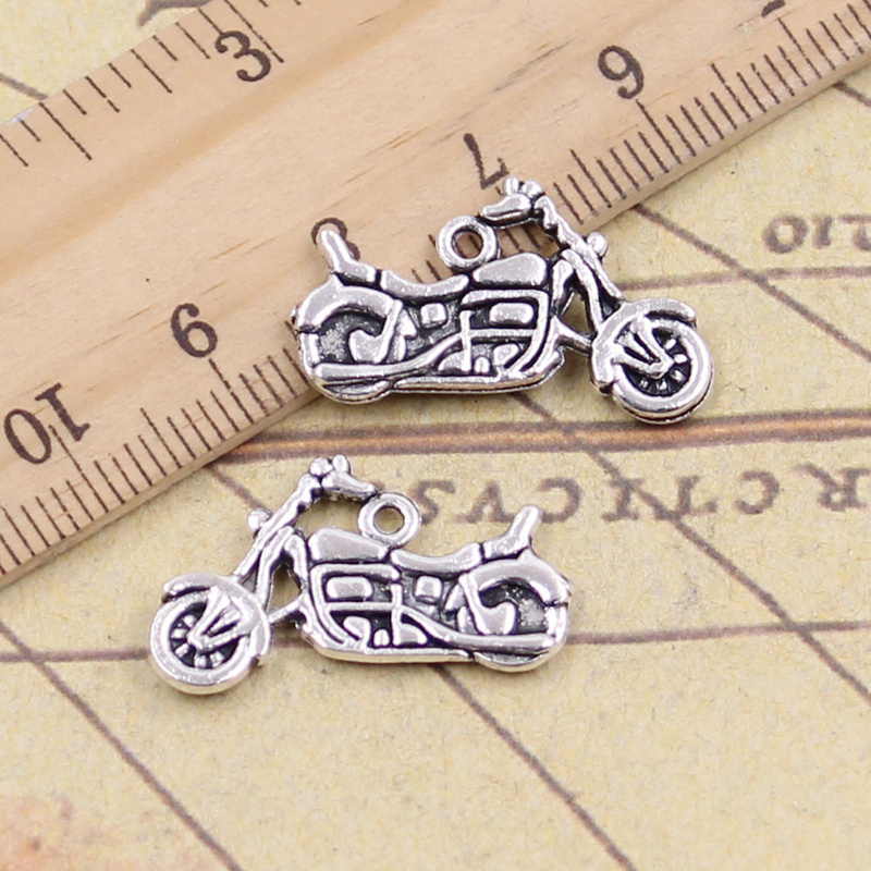 オートバイやスクーター用のアンティークシルバーカラーのチャー - Vintage Fashion Finds のレビューと価格